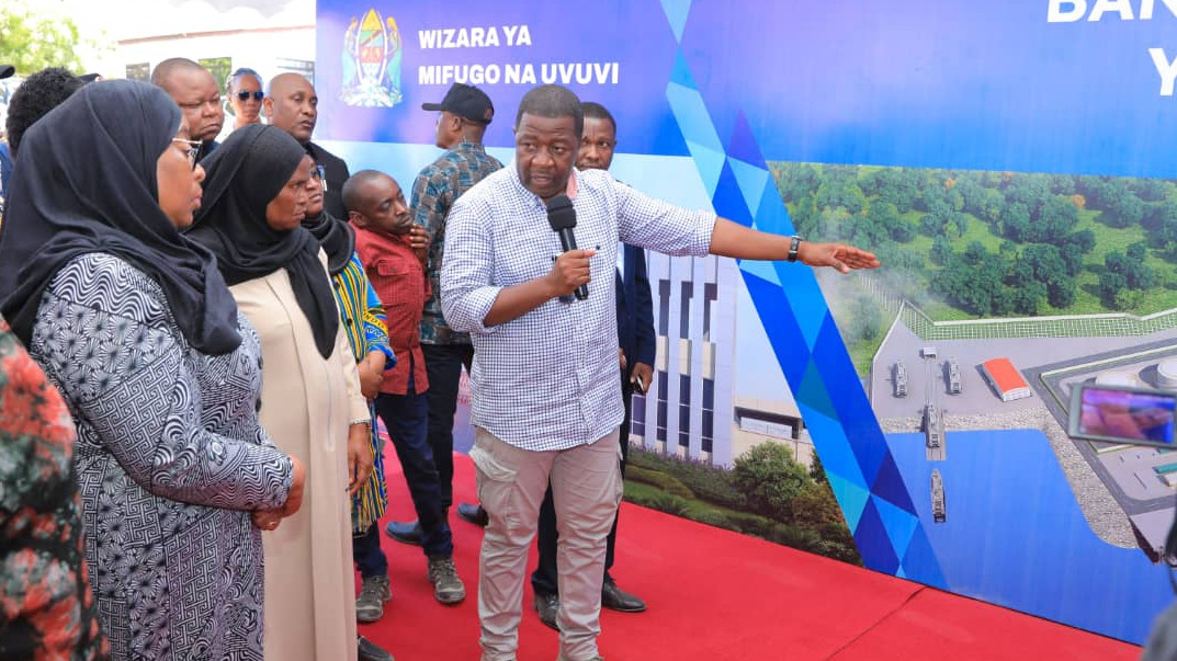 RAIS SAMIA SULUHU HASSAN AZINDUA RASMI UJENZI WA BANDARI YA UVUVI KILWA MASOKO, MKOANI LINDI
